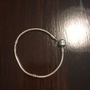 Silver Pandora bracelet
